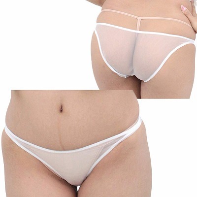 スケスケシースルーフルバック ホワイト(ランジェリー)